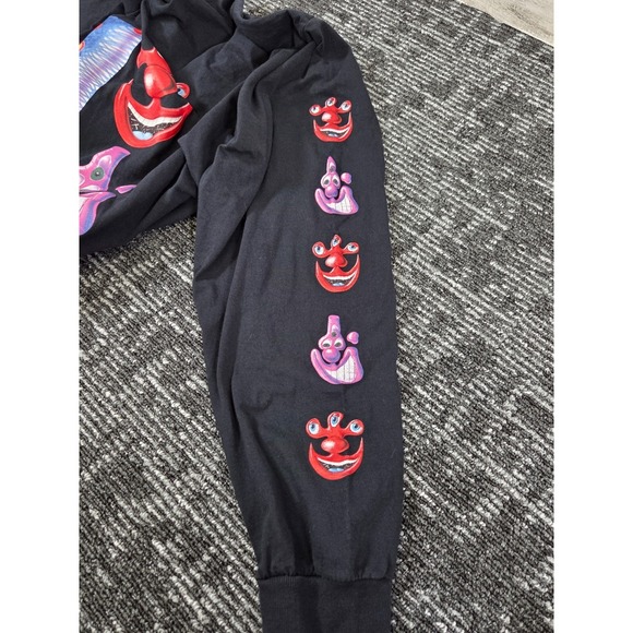 Kenny Scharf Goodie shirt mens L Two Sleeves Long Sleeve Graphic Black Artist - Picture 5 of 11
